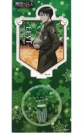 進撃の巨人　リヴァイ アクリルスタンド　パネル 中古アクリルスタンド・アクリルパネル 02.リヴァイ アクリル