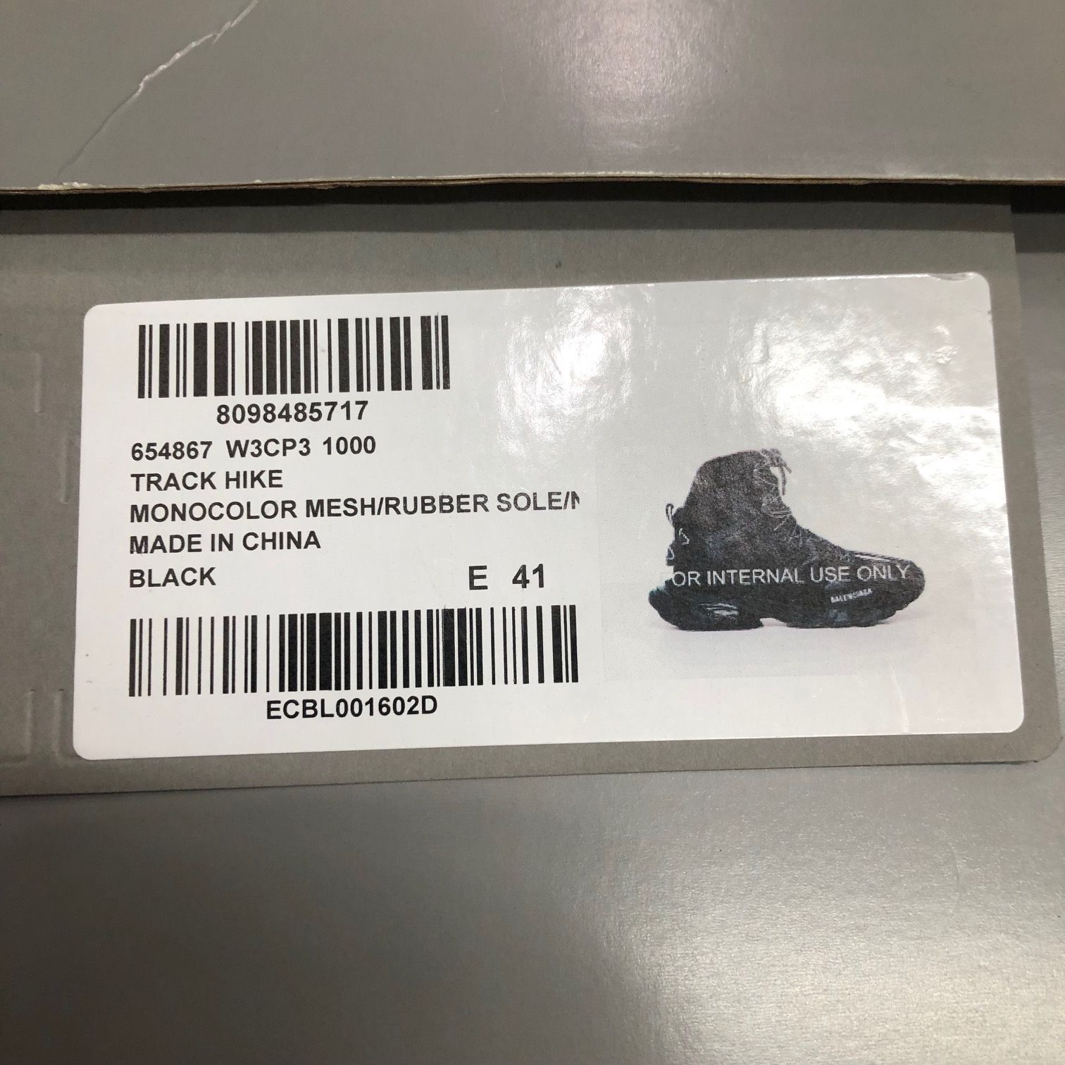 BALENCIAGA TRACK HIKE FADED 654867 トラックハイク スニーカー 