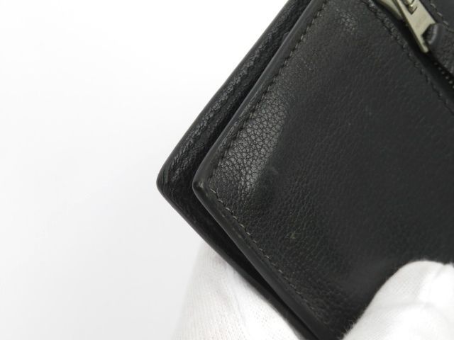 □中古□ エルメス 二つ折り 財布 サイフ チャック コンパクト メンズ