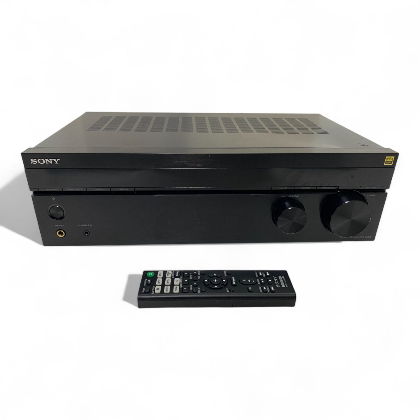 ◯ ソニー SONY ステレオアンプ STR-DH190 ブラック フォノ入力対応 1700-596