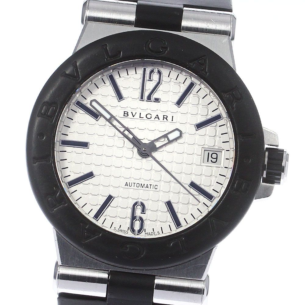 ブルガリ BVLGARI DG35SV ディアゴノ デイト 自動巻き メンズ箱