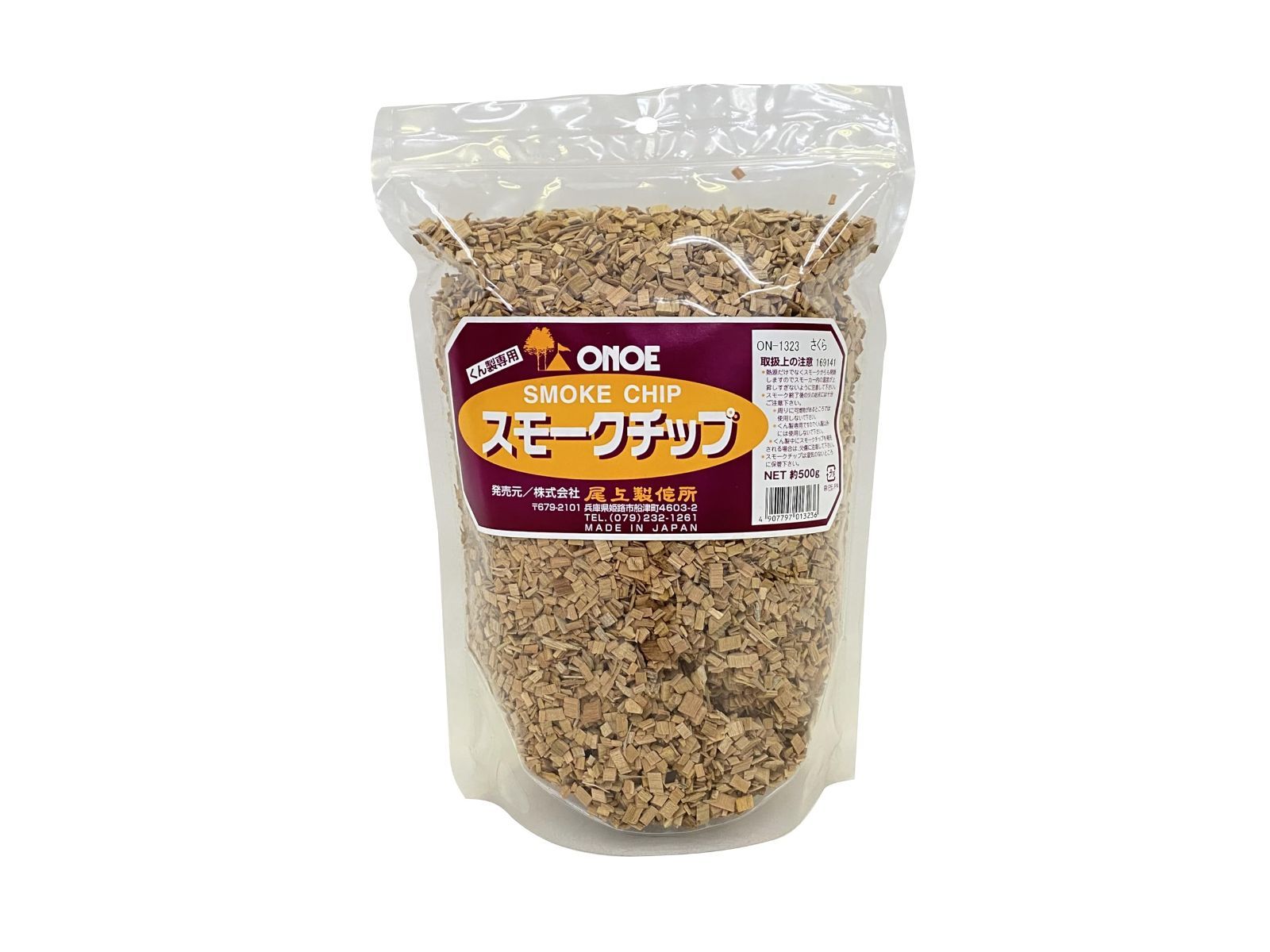 Color 500 g_Style セット ONOE 入り スモークチップ サクラ G-ON-1323 燻製用 業務用セット 薫製 キャンプ お徳用 大容量