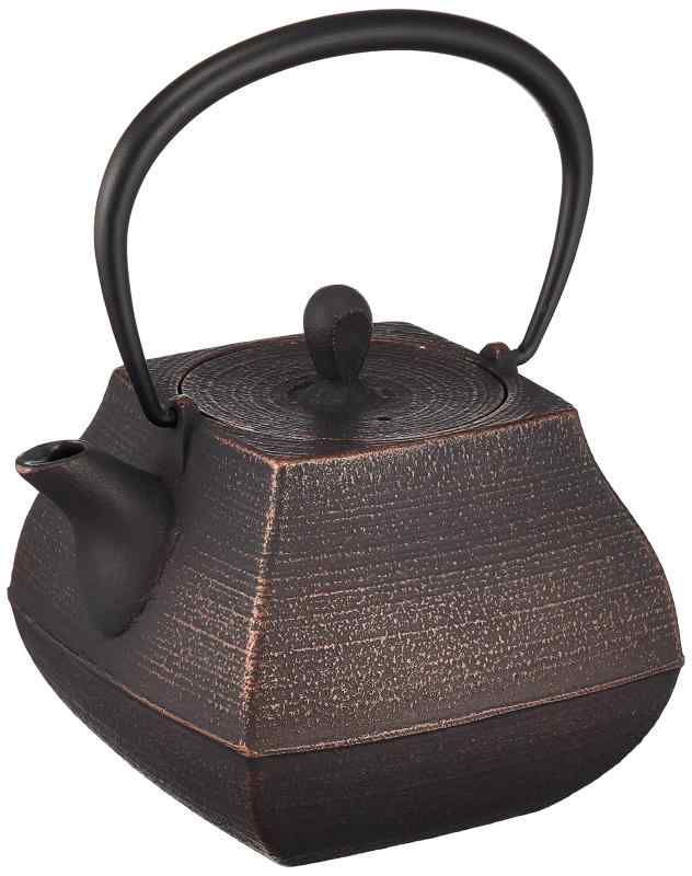 南部鉄器 急須 - 壱鋳堂 ティーポット石庭 Sekitei 0.7L カパーブラック W15.5xD12.5xH17.5 cm