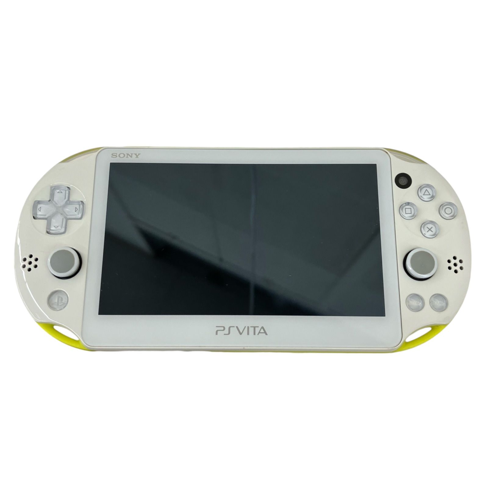 現状品★PlayStation Vita PCH-2000  ライムグリーン/ホワイト