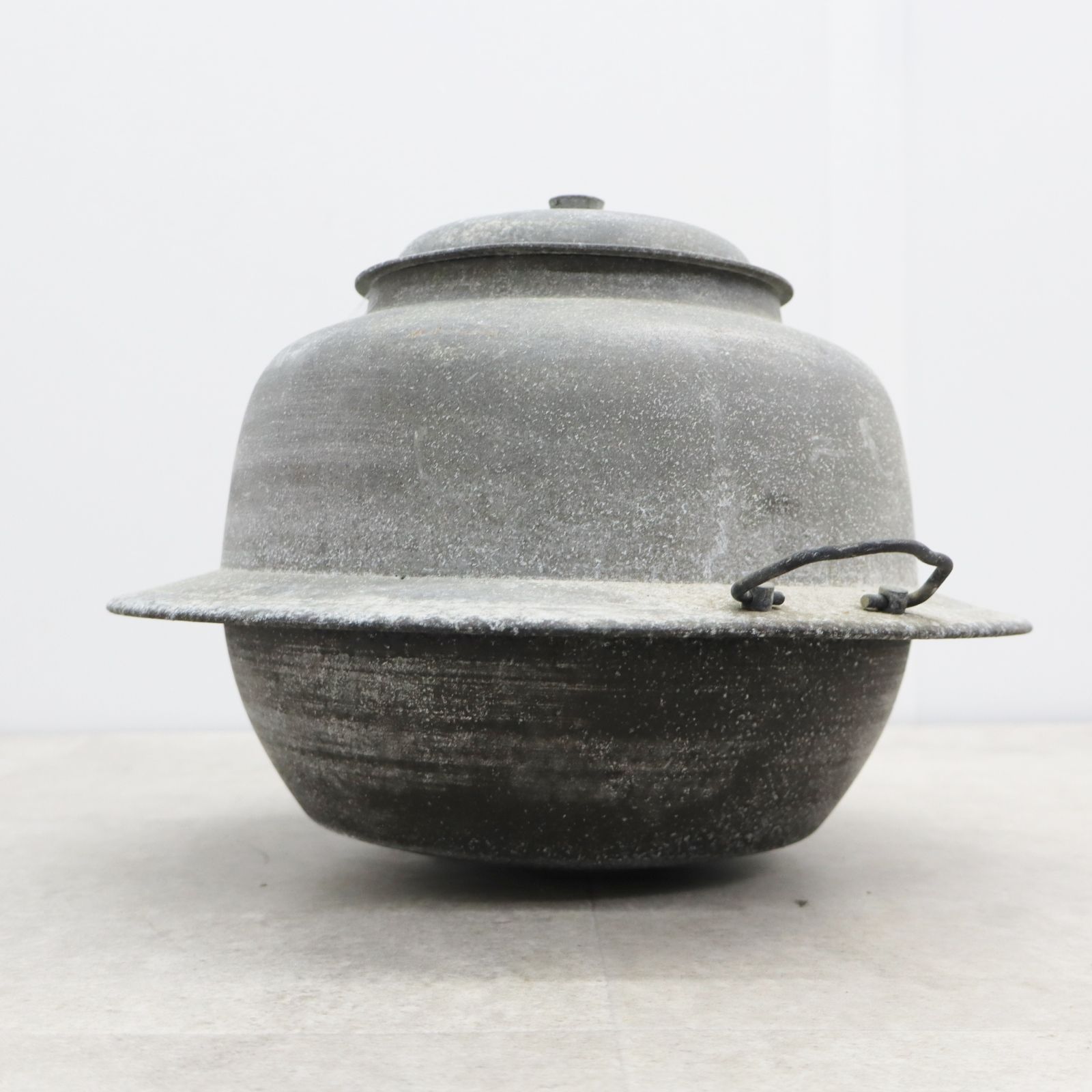 茶釜 茶道具 レトロ 骨董 アンティーク 古道具 △古民具 伝統工芸品 昭和レトロ!!アンティーク!!｜茶道具 風炉