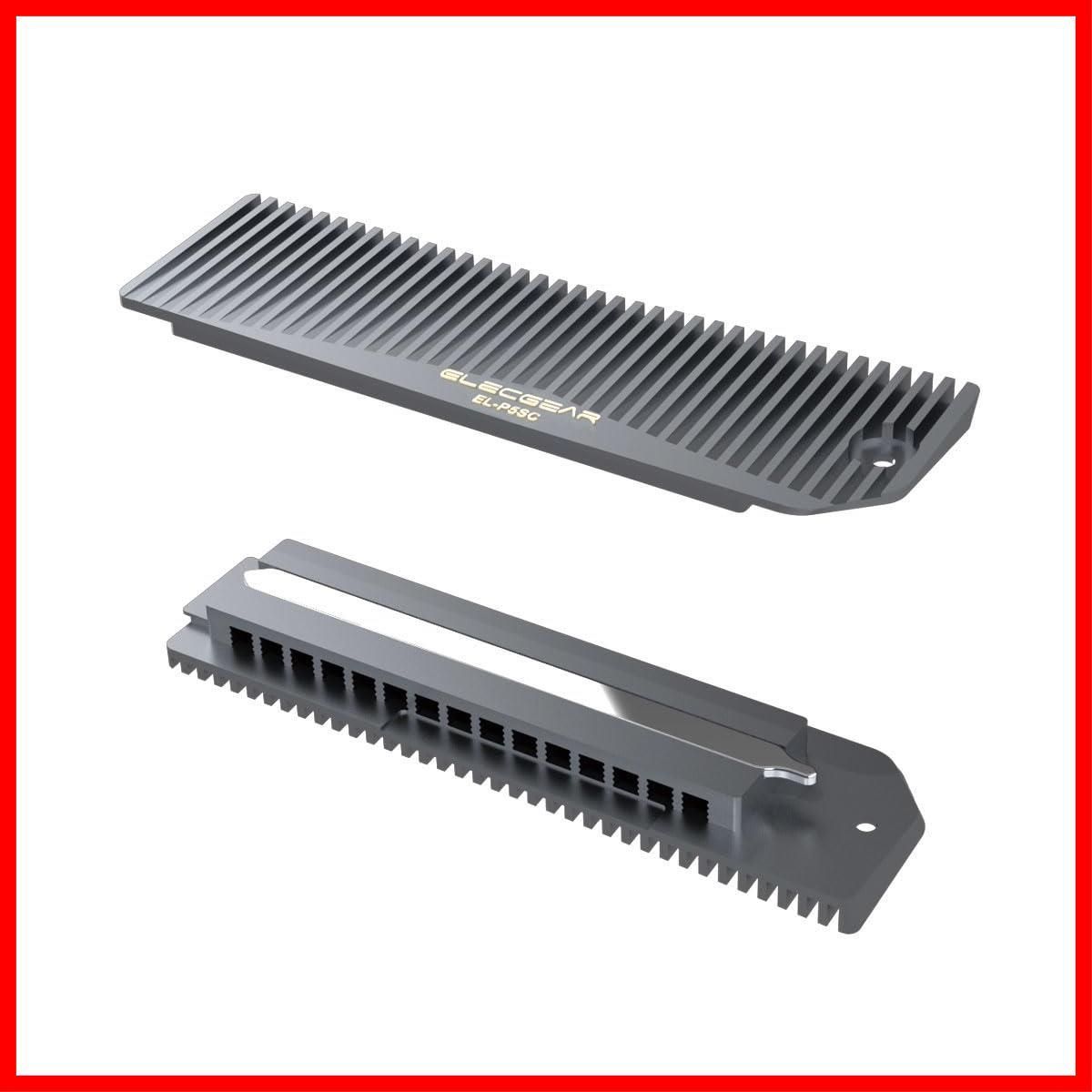 【人気商品】CUH-2000 Slim 内蔵 Slim PCIe クーラー、PS5 M.2 アルミニウム NVMe + Gen4 ヒートパイプ メモリ用、再設計された ヒートシンク、EL-P5SC SSD SSD マウント PS5 ポスト ElecGear キ