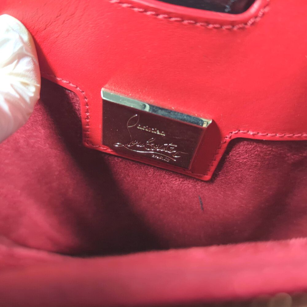 Christian Louboutin クリスチャンルブタン パロマミディアム･スタッズ レオパード ショルダーストラップ付 トートバッグ ♀ A レディース 593678 DECORATOM_COM_BR