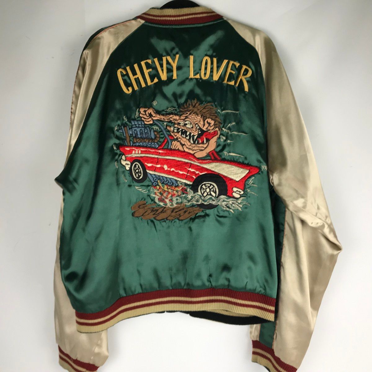 □□テーラー東洋 スカジャン [SIZE XL] 初期型 氷室京介 虎顔