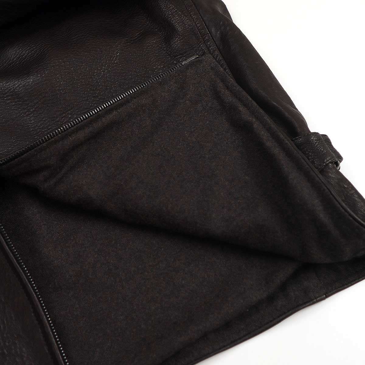 COMOLI コモリ 22AW ラムレザージップショートジャケット W03-01020 