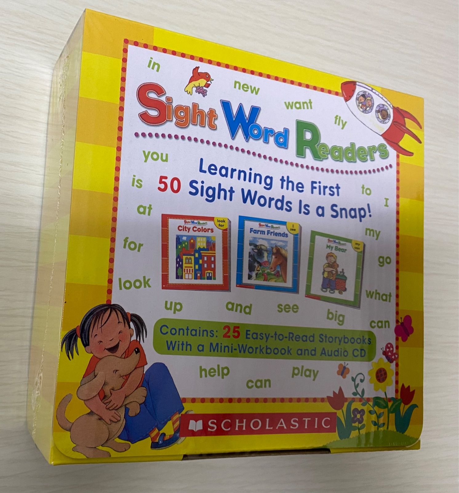 新品　CD付 Sight Word Readers サイトワードリーダーズ　洋書　箱付　高品質　マイヤペン対応　MaiyaPen対応　スカラスティック　英語教材　DWE CTP ORT クリスマス　プレゼント　英検