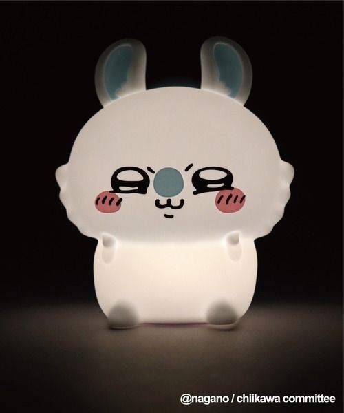 新品★ちいかわ【うさぎ】【モモンガ】優しく光る シリコン ルームライト/USB 新品未開封☆ちいかわ【うさぎ】【モモンガ】優しく光る