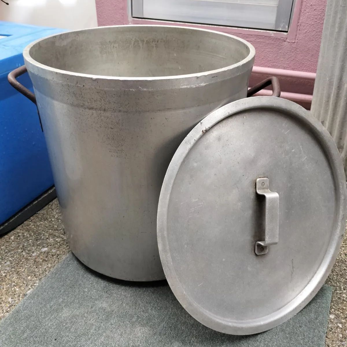 ヴィンテージ WEAR EVER ウェアエバー 寸胴 鍋 約40L