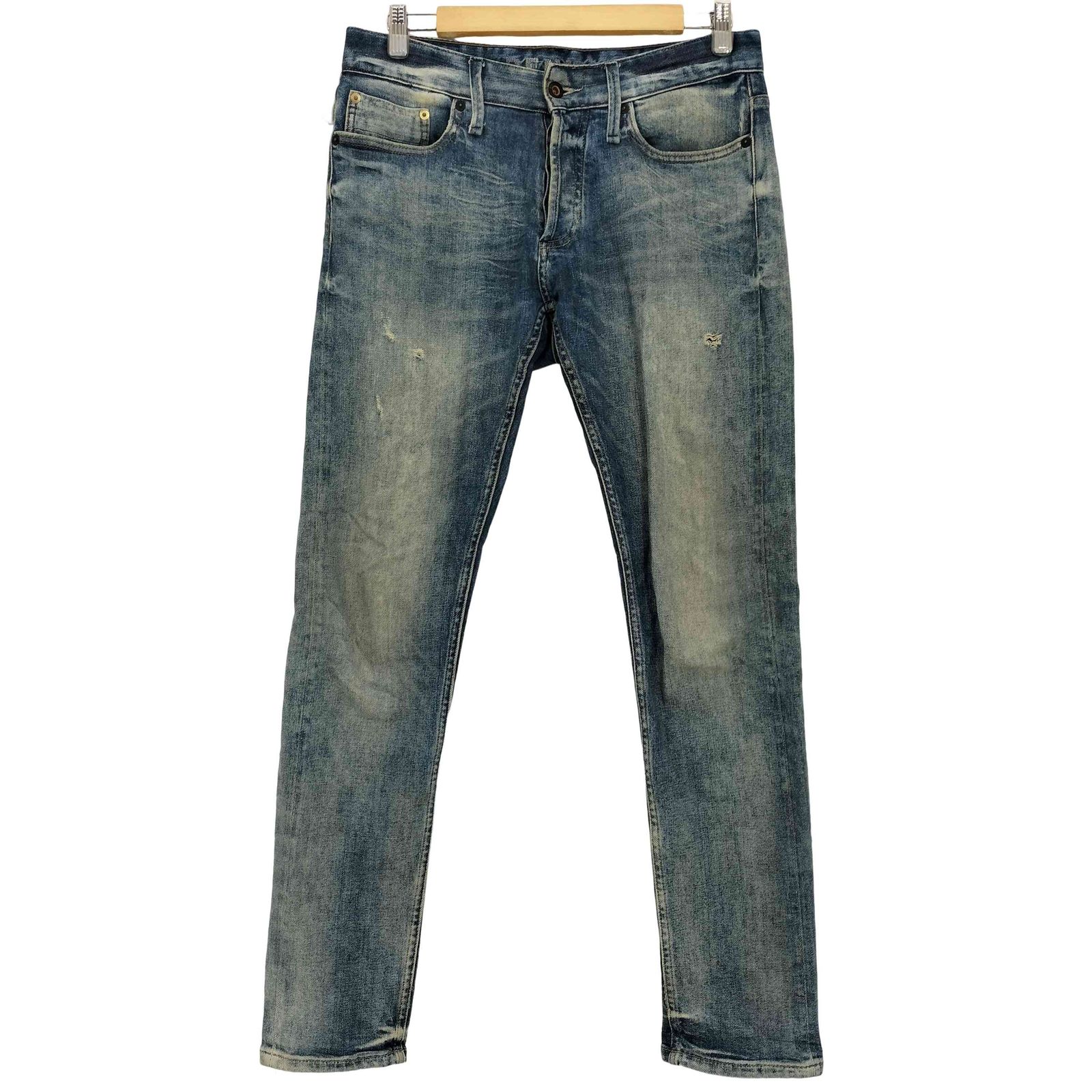 DENHAM RAZOR スリムフィット ダメージデニム DENHAM（デンハム