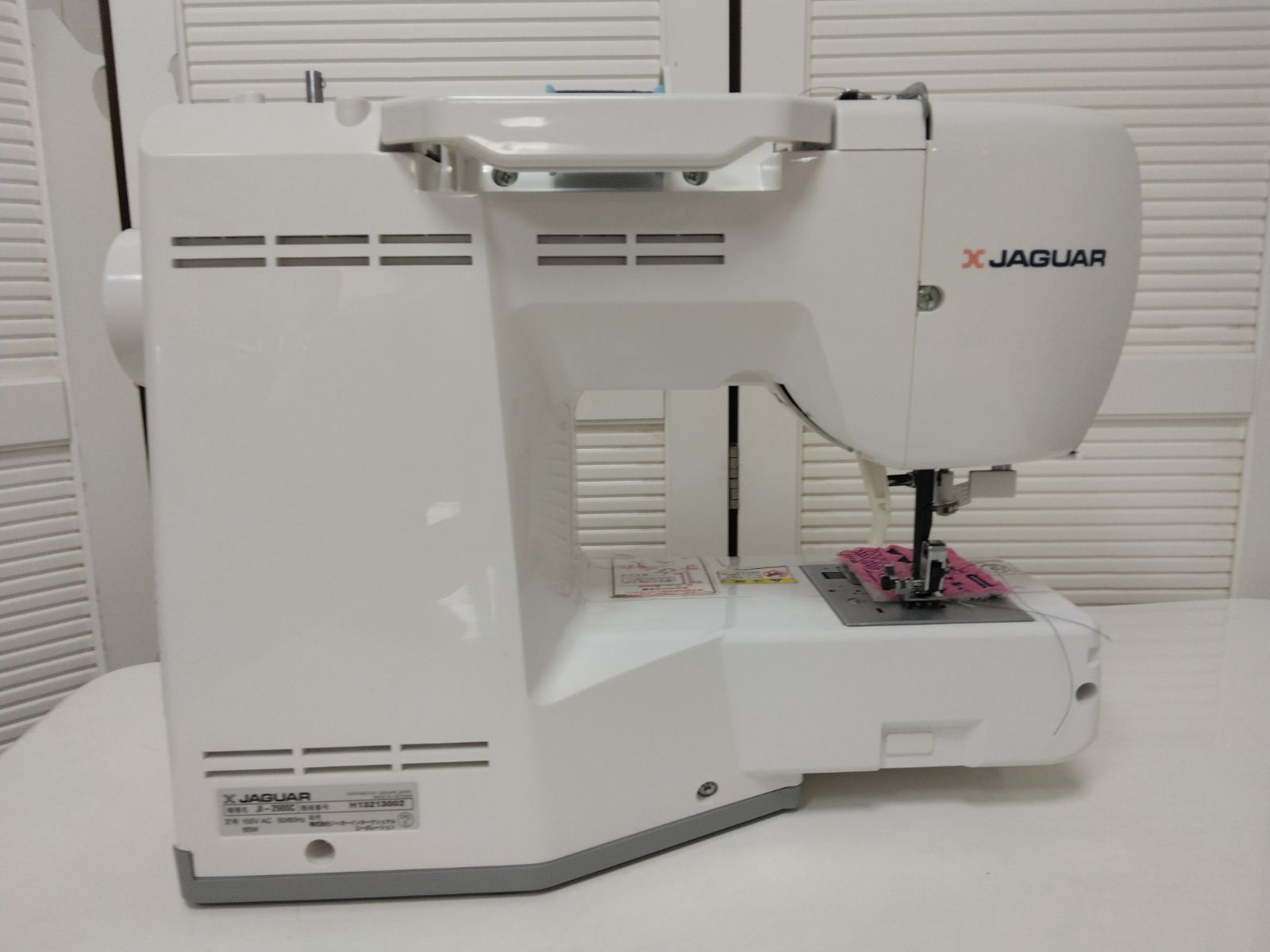 美品　JAGUAR JI-2900C ミシン ◎JAGUAR ジャガー コンピュータミシン JI-2900C 裁縫 ハンド