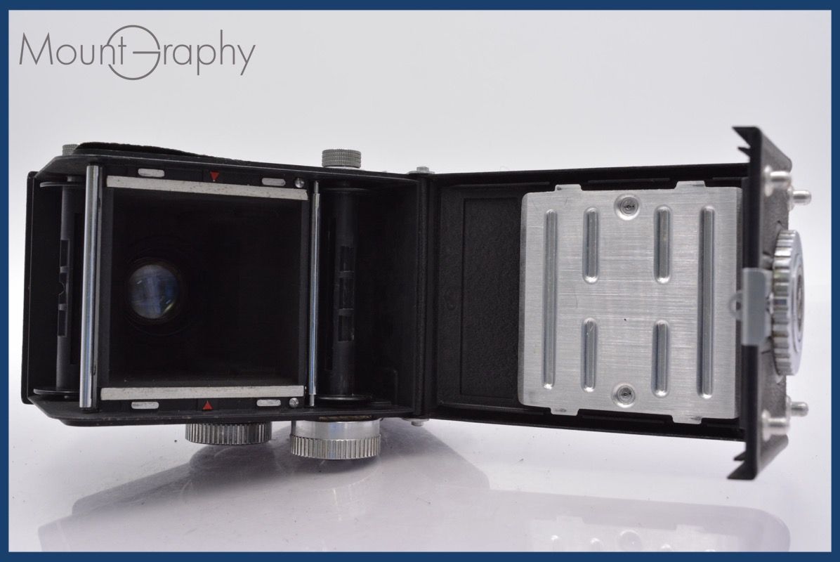 ☆実用美品☆ ヤシカ YASHICA yashicaflex 80mm F3.5 C型 前キャップ付  