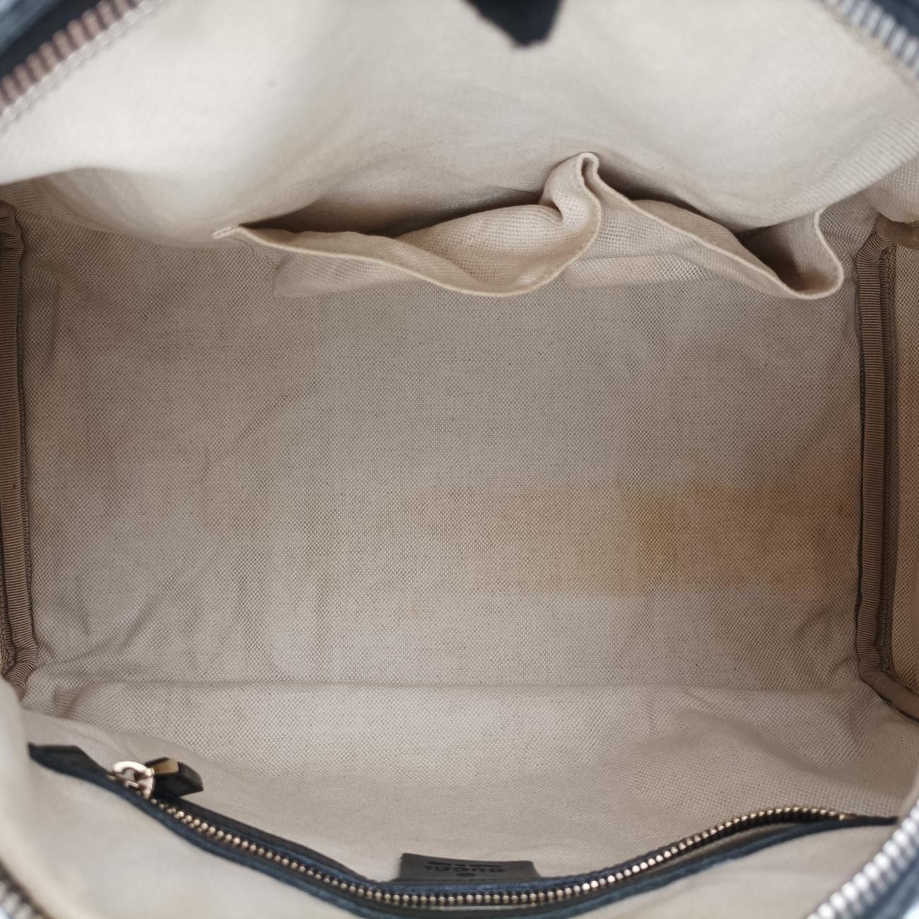 グッチGucciシェリーラインベージュ×ブラック×ブラウンファブリック247205F9862543