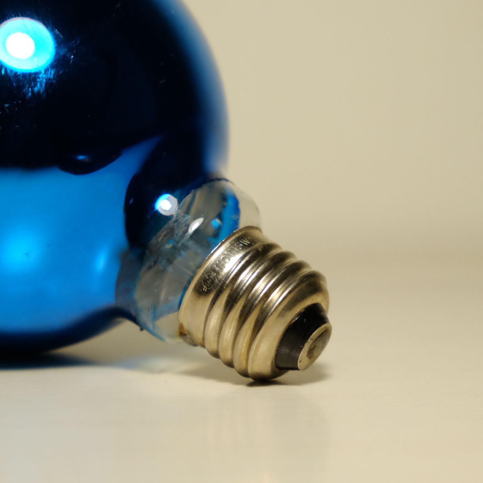 National カラフルボール電球 青色 E26 15W ナショナル 松下電器産業