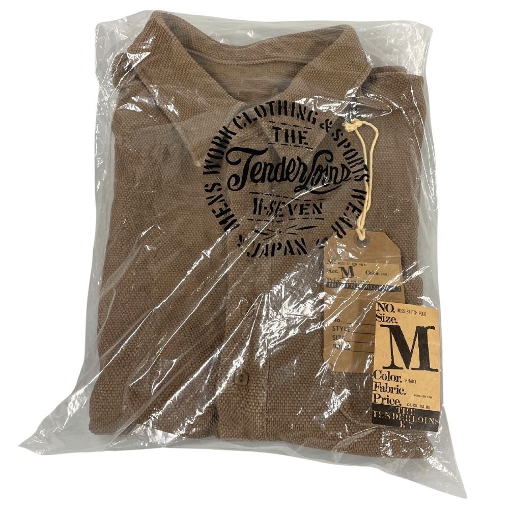 TENDERLOIN テンダーロイン MOSS STITCH POLO ス ステッチ バックロゴ