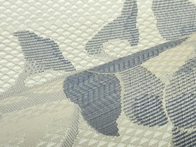 平和屋着物○本場筑前博多織 六通柄袋帯 花唐草文 やまと誂製 正絹