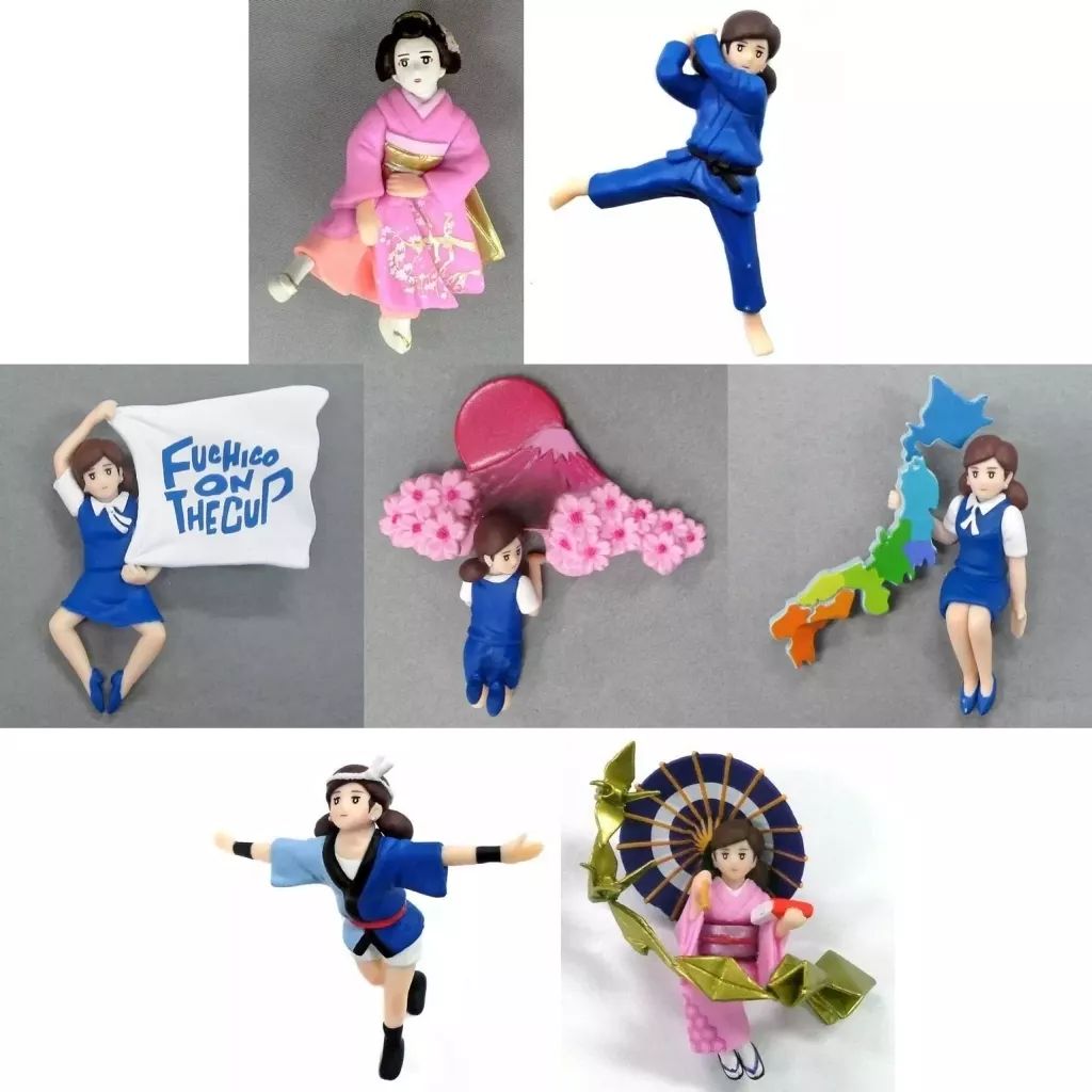 中古】トレーディングフィギュア 全7種セット 「コップのフチ子 JAPAN 
