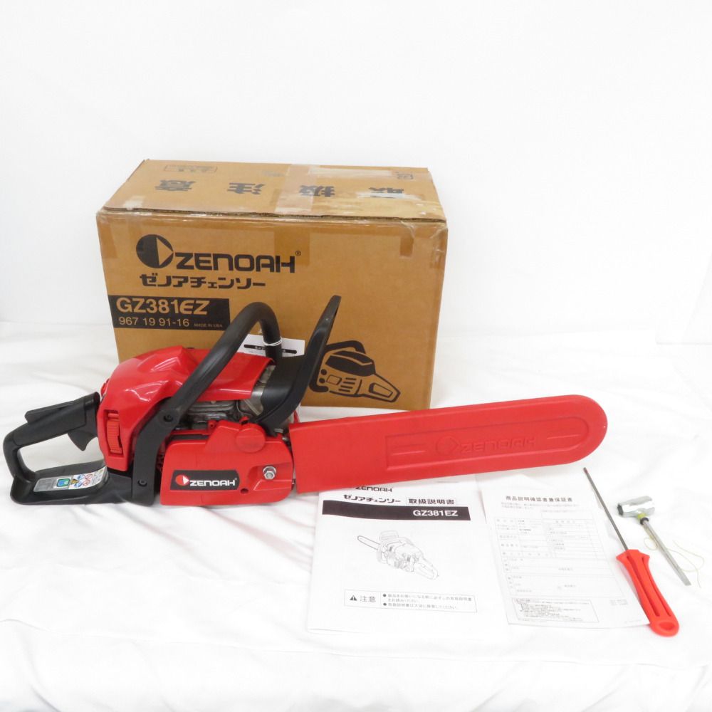 ZENOAH ゼノア 40.9cm3 40cm エンジンチェーンソー GZ381EZ 中古