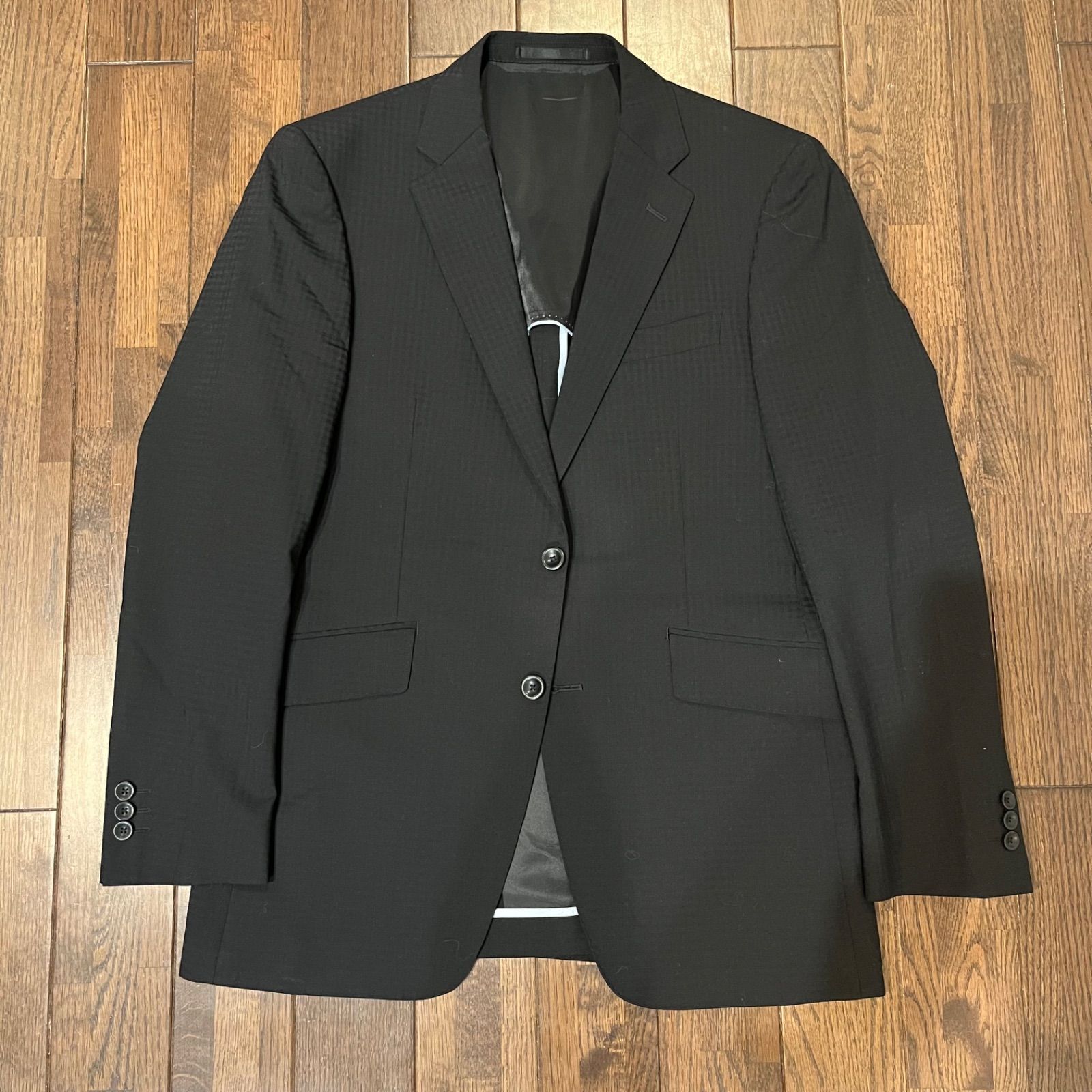 在庫ラスト1点】スーツ 上下セット PAZZO collection 92A5 ブラック
