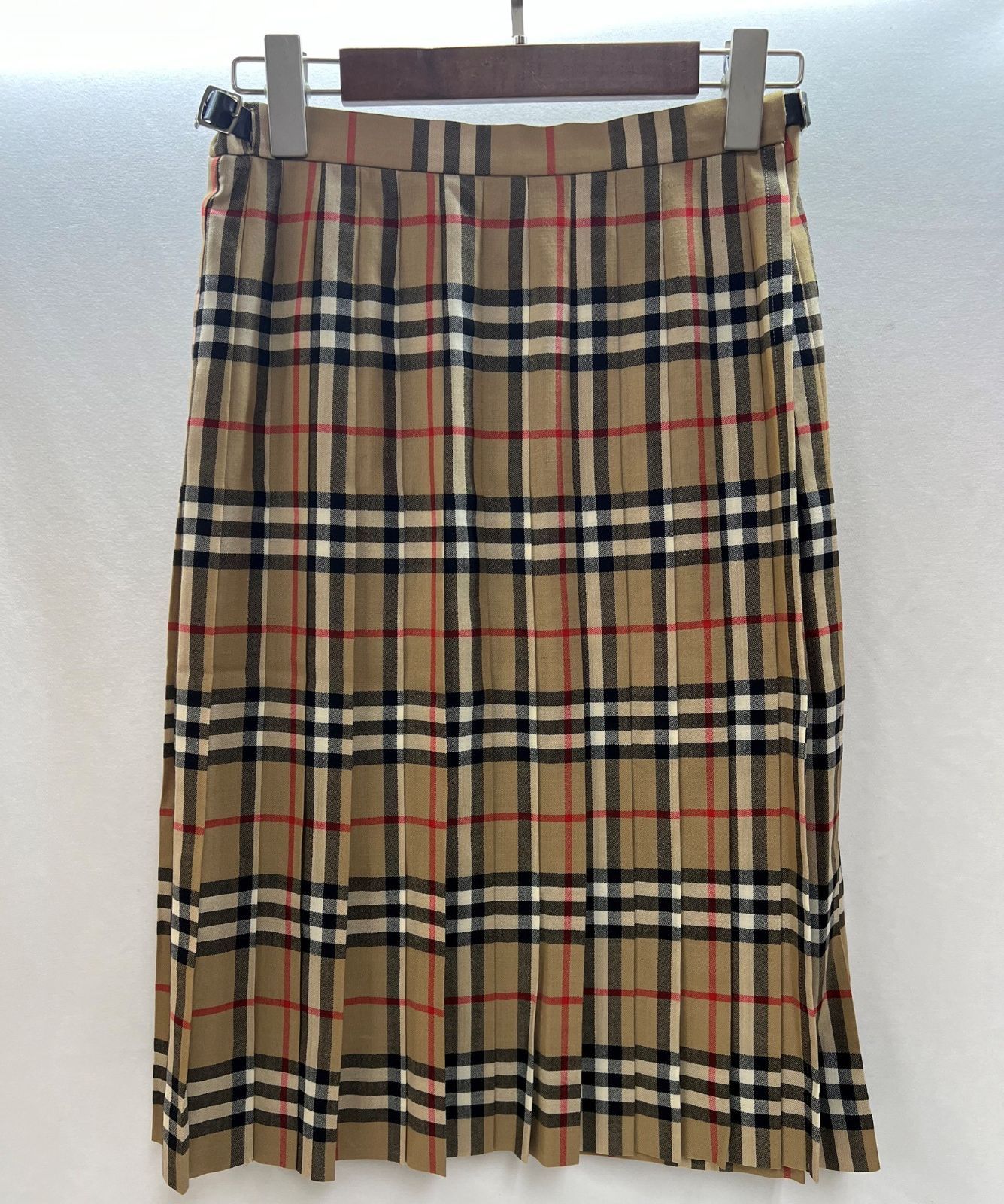 大清水78-4-0719ss】BURBERRY LONDON バーバリーロンドン ひざ丈