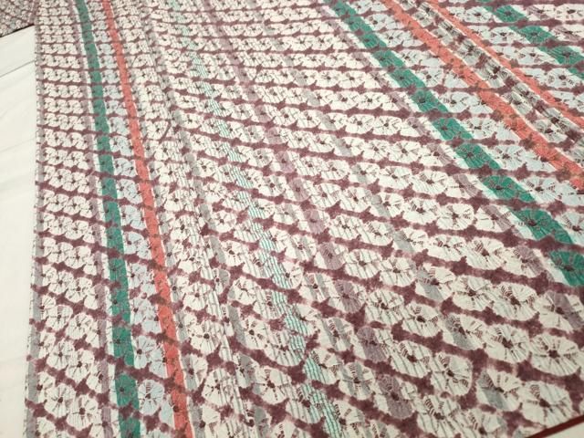 平和屋着物●上質な紬　総絞り　蜘蛛絞り　縞　正絹　逸品　CAAZ6498dy 平和屋着物○上質な紬 総絞り 蜘蛛絞り 縞 正絹 逸品 CAAZ6498dy