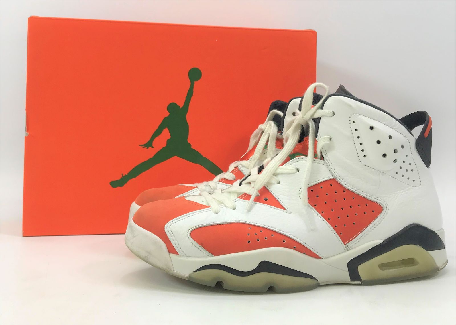 F0192】NIKE AIR JORDAN 6 RETRO Gatorade Like Mike White 384664-145