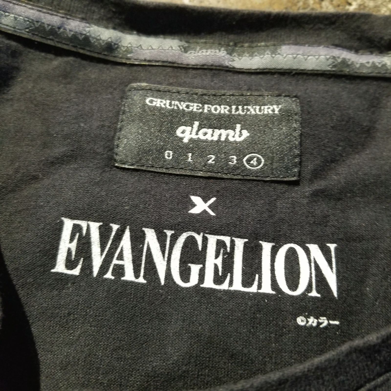 glamb - GLAMB　エヴァンゲリオンTシャツ　ブラック glamb × EVANGELION 式波アスカ 4 アートプリント Tシャツ