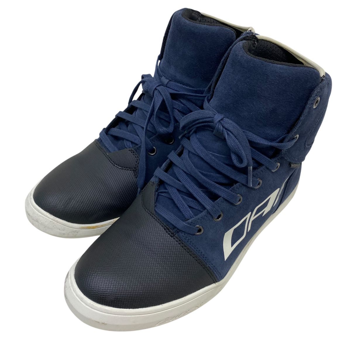 【美品】 DAINESE ダイネーゼ YORK D-WP ライディングシューズ 27.5cm ネイビー系14745-80
