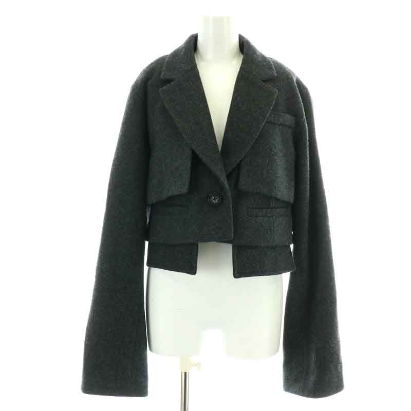 アンスリード UN3D. 23AW レイヤードウールショートジャケット LAYERED 
