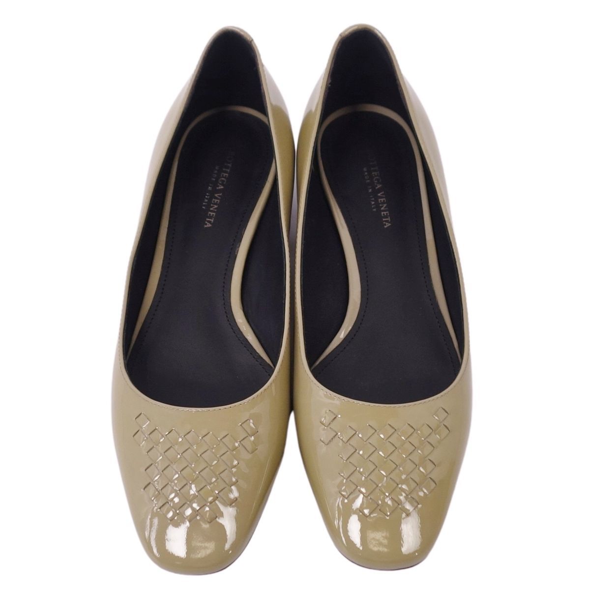 BOTTEGA ボッテガ エナメルパンプス BOTTEGA VENETA ボッテガヴェネタ パンプス PUNTA プンタ 716210