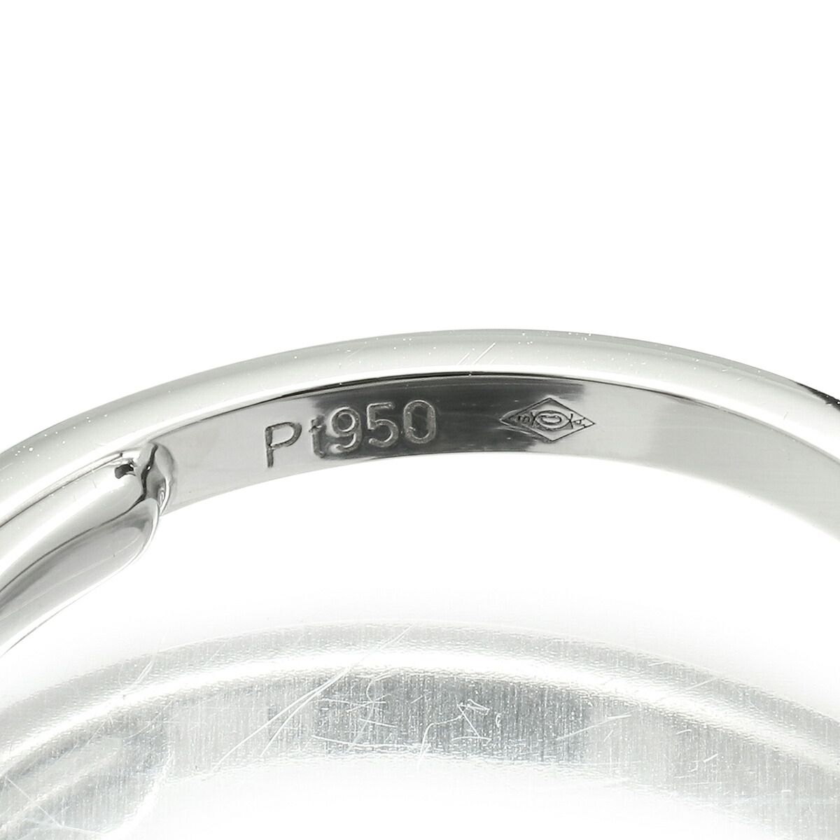 カルティエ バレリーナ リング 指輪 Pt950 18号 Cartier 中古 