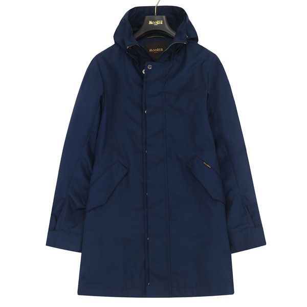 25年AW MOORER ムーレー SI-MILLENIO-TES フーデッド コート パーカー サイズ44 Acquaシリーズ 防水 定価30万 正規品 47506