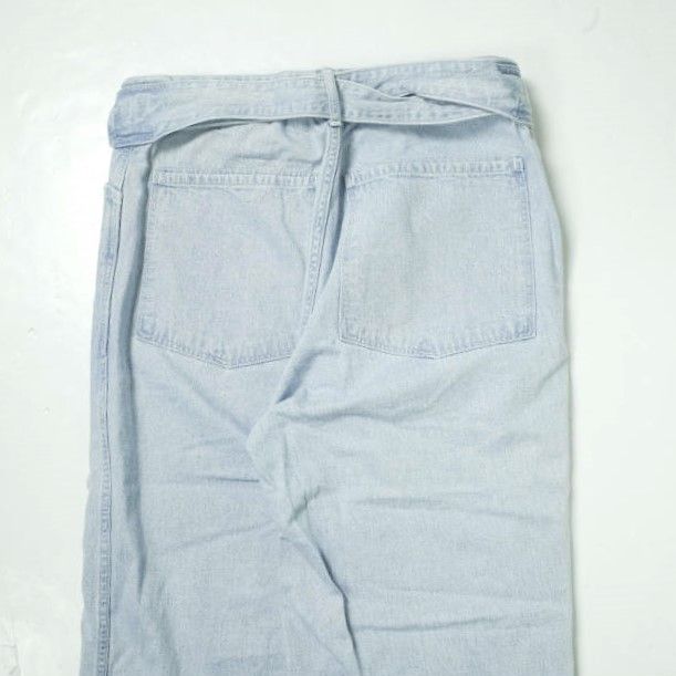 COMOLI コモリ 日本製 BELTED DENIM PANTS ベルテッドデニムパンツ 15F