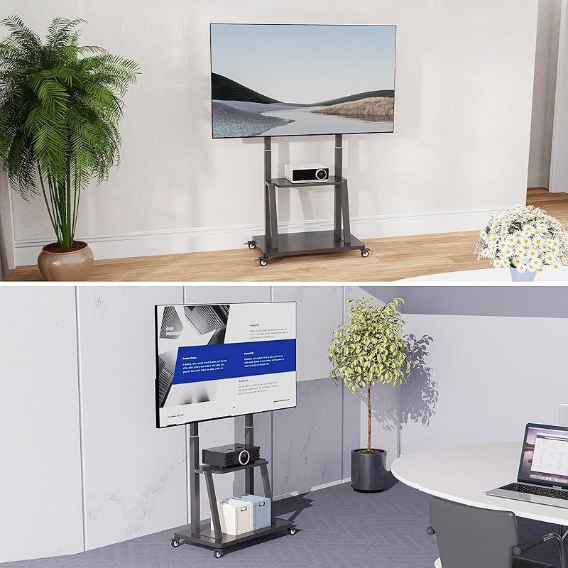 WHESWELL テレビスタンド tvスタンド 32~100インチ対応 キャスター付き