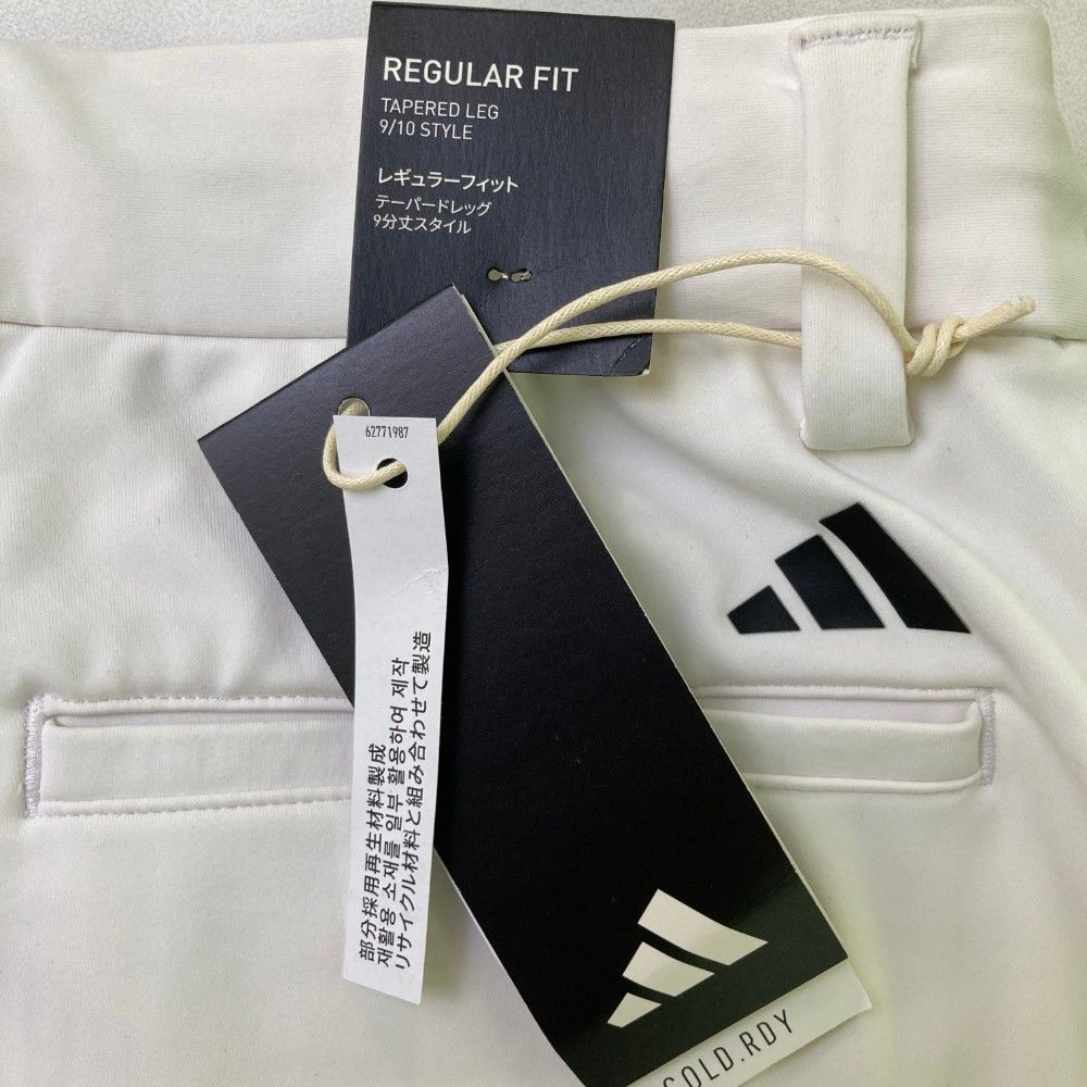 サイズ：85 ADIDAS GOLF アディダスゴルフ ;HY0876 2023年 裏起毛 中綿 ジョガーパンツ  ホワイト系 [240101398911] ゴルフウェア メンズ ストスト サイズ：85 ADIDAS GOLF アディダスゴルフ ;HY0876 2023年 裏