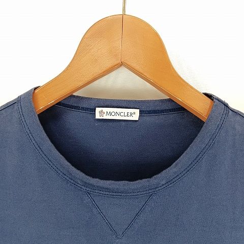 新品　MONCLER MAGLIA T-SHIRT ブラック TG 4A モンクレール MONCLER MAGLIA T-SHIRT マグリア Tシャツ S 紺