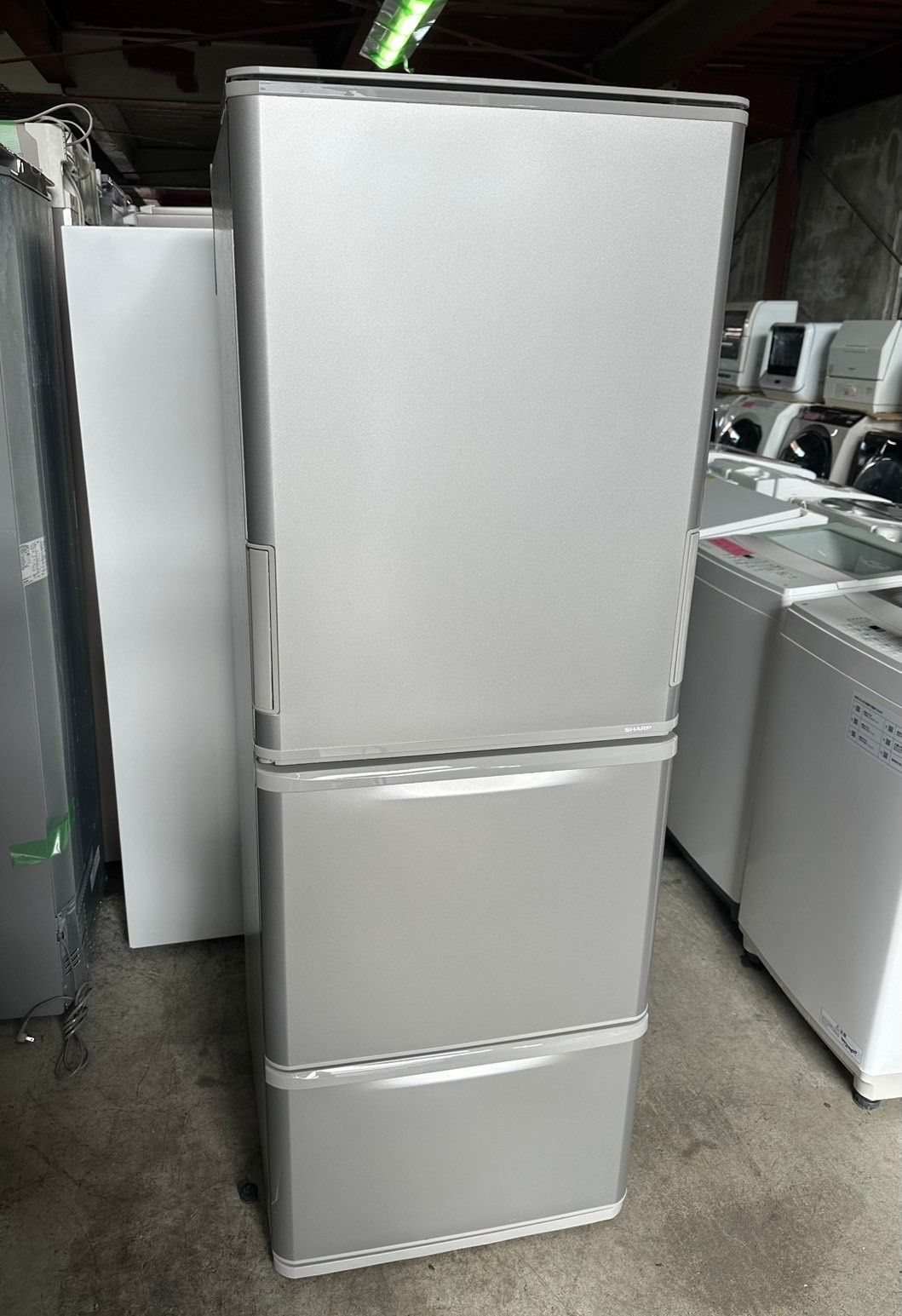 地域限定 シルバー冷蔵庫 3ドア 2021年 シャープ sj-w354h-s 【公式通販】