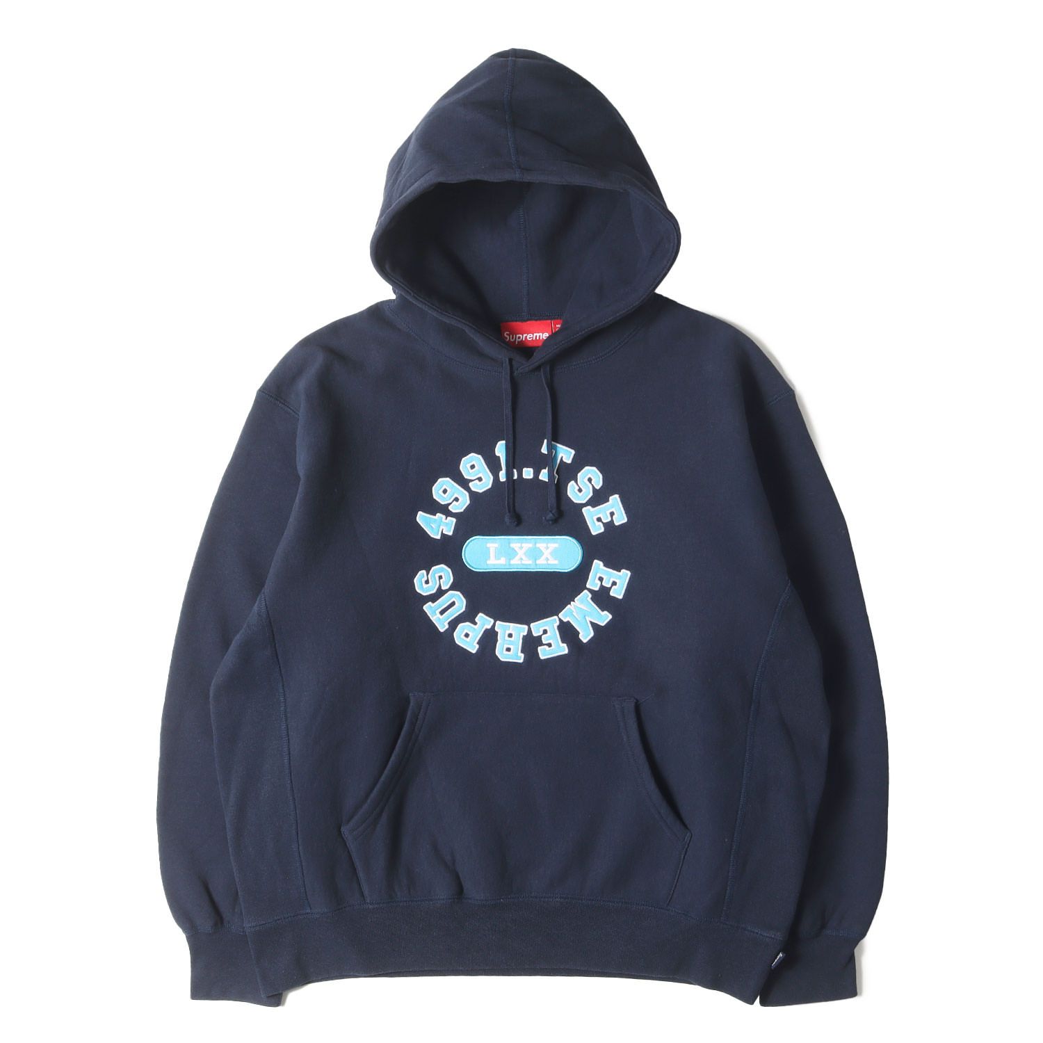 Supreme ネイビー ロゴスウェット Supreme シュプリーム SUPREME Box Logo Crewneck ボックスロゴ