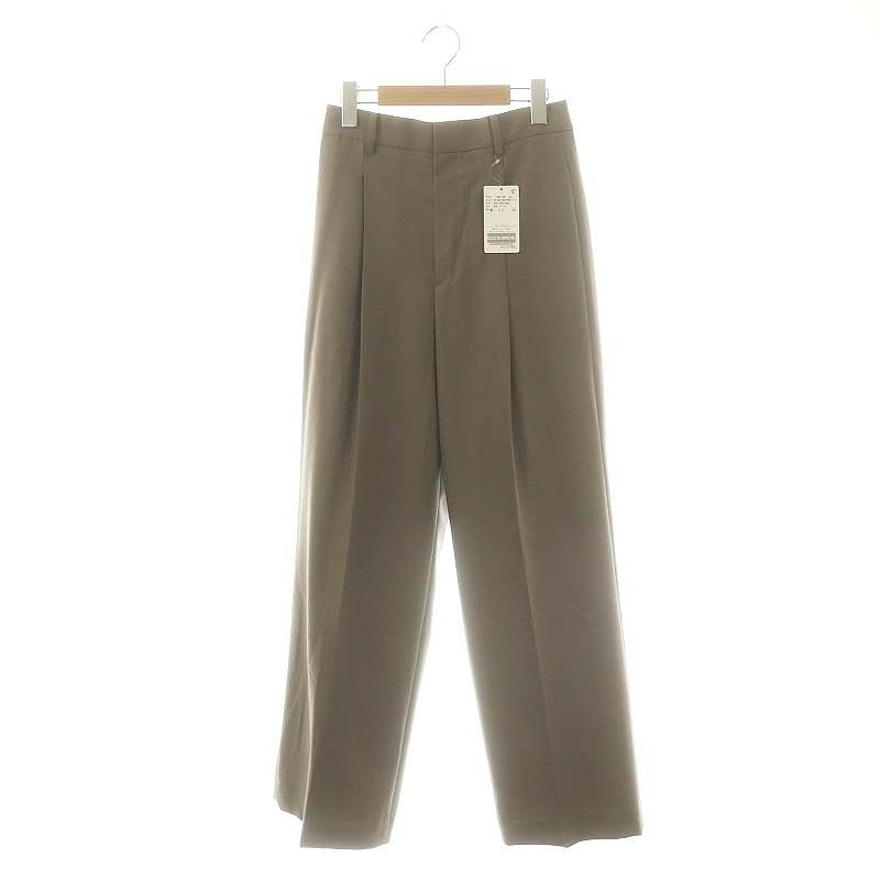 リジエールアパルトモン L Appartement 23SS Worsted Wool Pants パンツ 36 S カーキ |SY OS