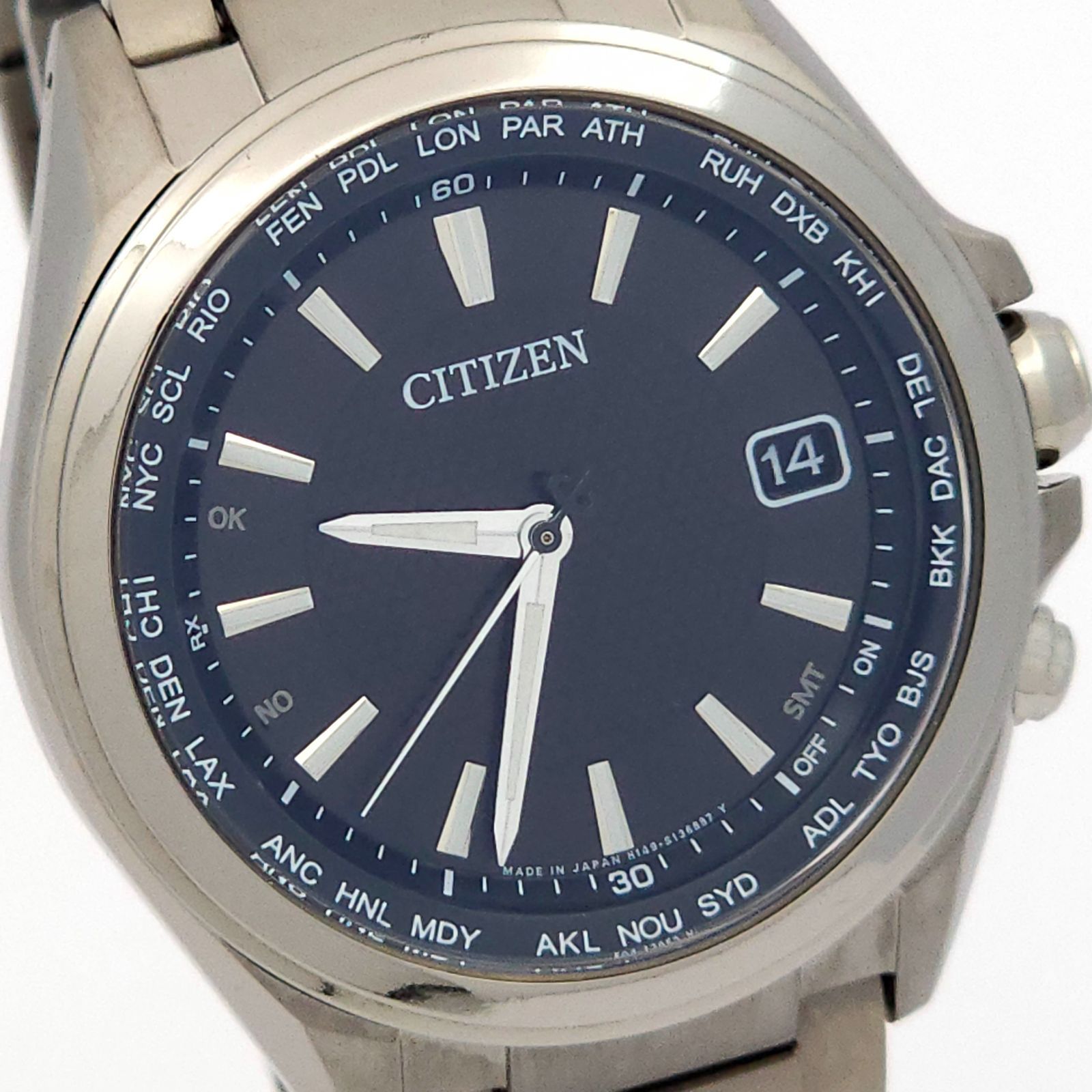 CITIZEN アテッサ H149-S096073 電波ソーラー時計 チタン シチズン アテッサ H149-S096073ソーラー電波チタニウム腕時計