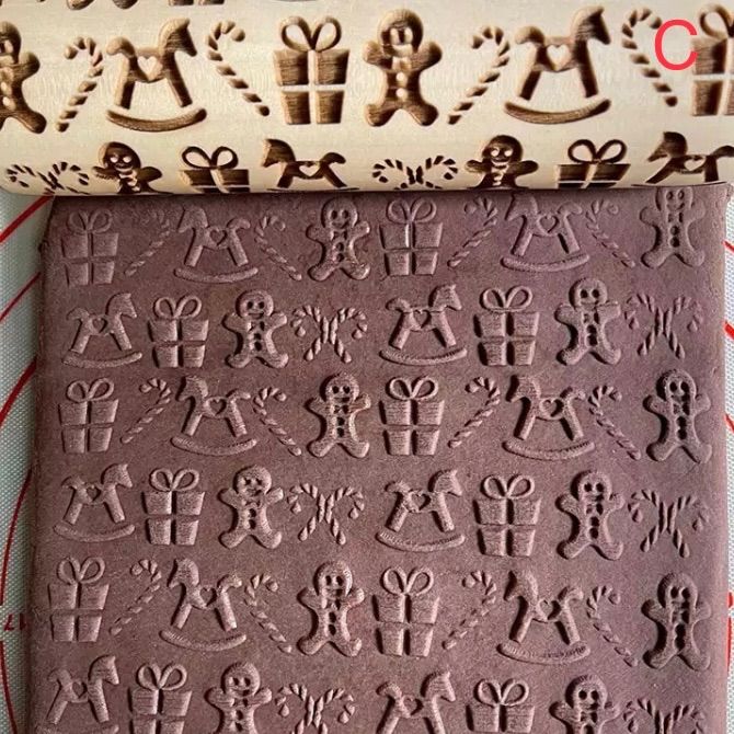 マジパンローラー☆クッキーローラー☆新品未使用☆稀少品 クッキー手作り クッキー型 クッキーローラー ローリングピン 焼