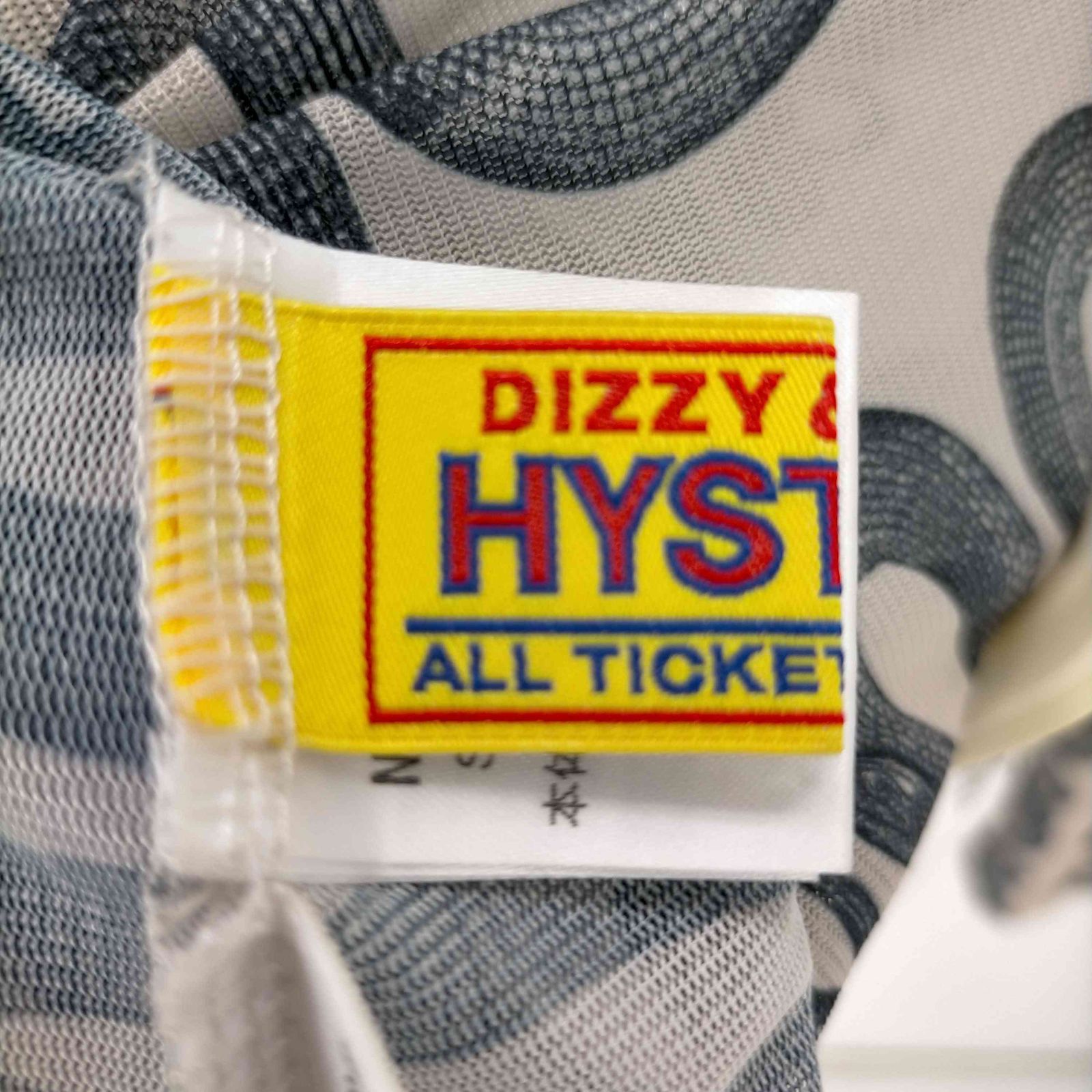 ヒステリックグラマー HYSTERIC GLAMOUR SNAKE LOOP柄 Tシャツ