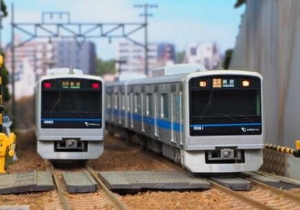 小田急3000形（3081編成・インペリアルブルー帯）増結用中間車6両