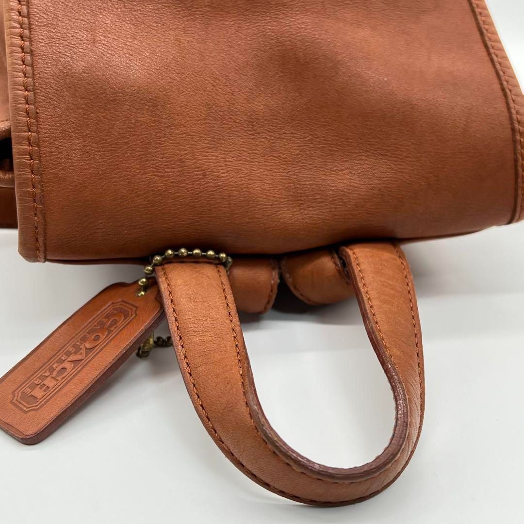 良品】OLD COACH リュックサック ミニリュック ヴィンテージ 茶色