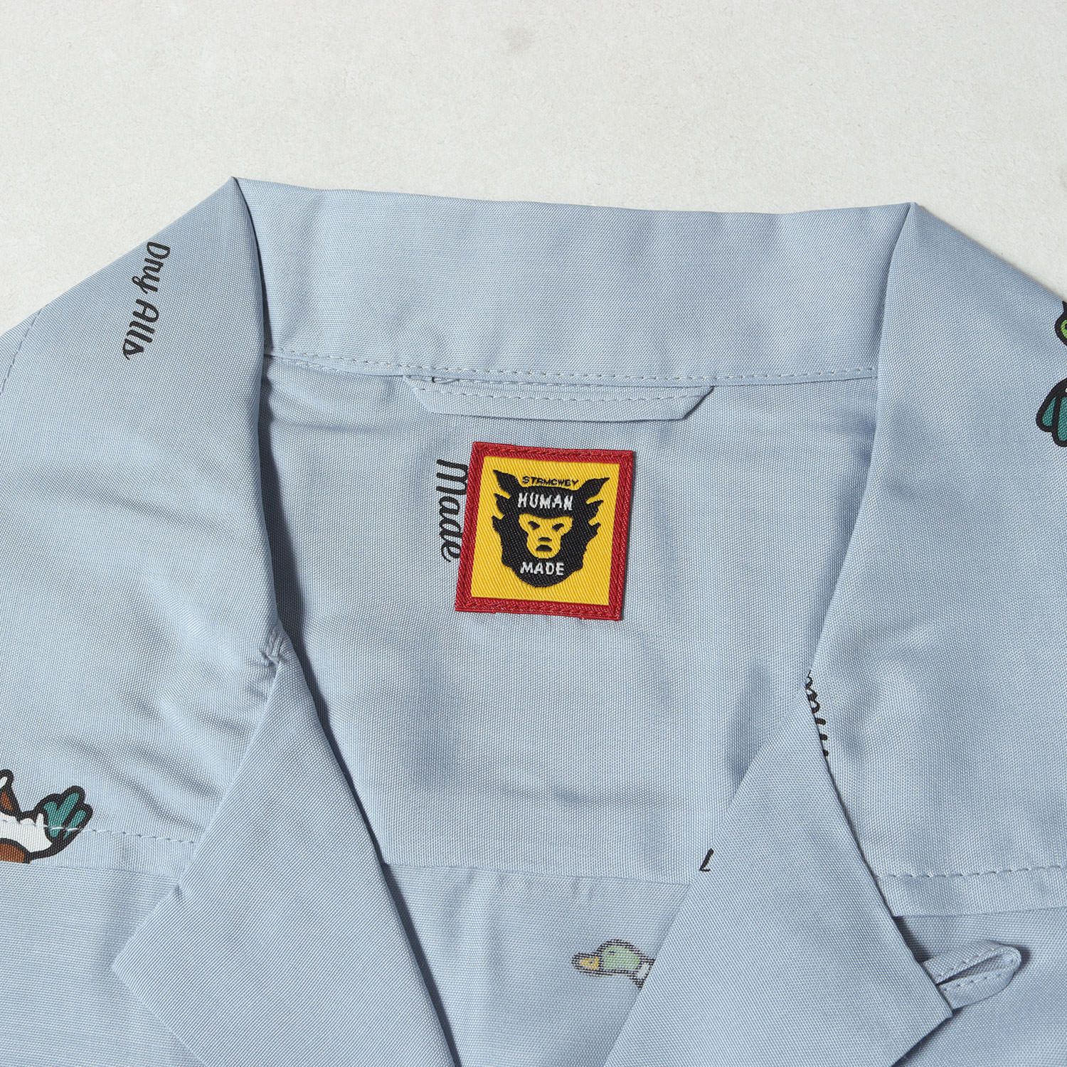 HUMAN MADE シャツ サイズ:M 22SS ダック柄 オープンカラー レーヨン
