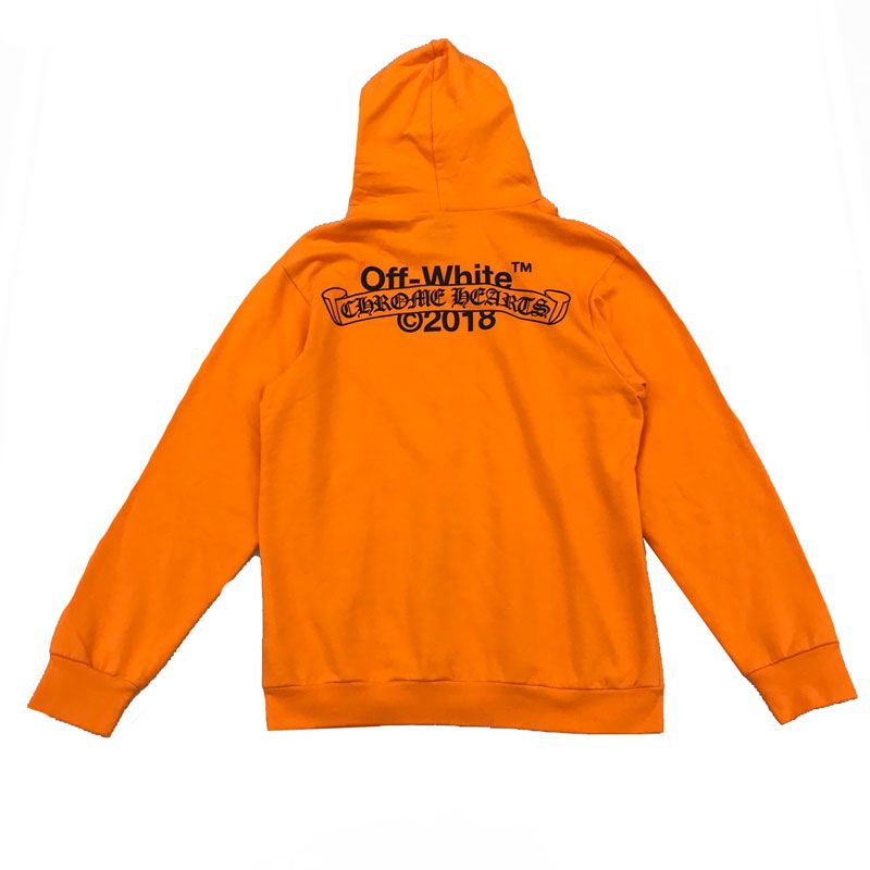 クロムハーツ×オフホワイト OFF WHITE 2018 パーカ（CHROME