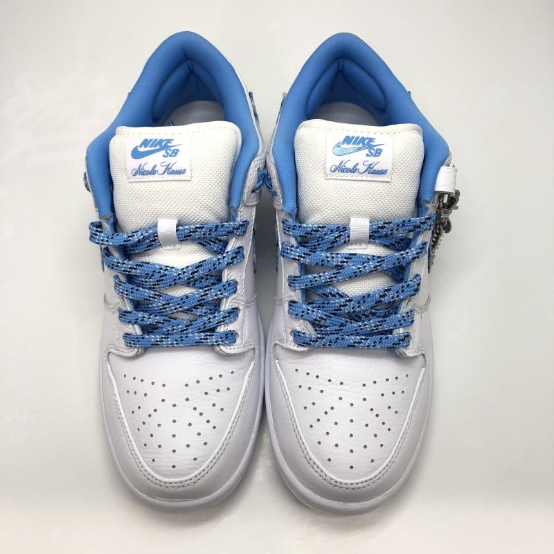 NIKE SB DUNK LOW PRO×Nicole Hause ホワイト ブルー サイズ27cm FZ8802-100 91
